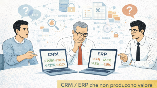 Erp e Crm che non producono valore