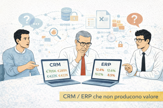 Erp e Crm che non producono valore