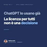ChatGPT in azienda lo usano già: la licenza per tutti non è una decisione
