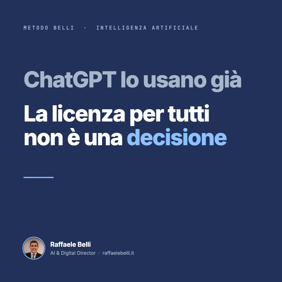 ChatGPT in azienda lo usano già: la licenza per tutti non è una decisione