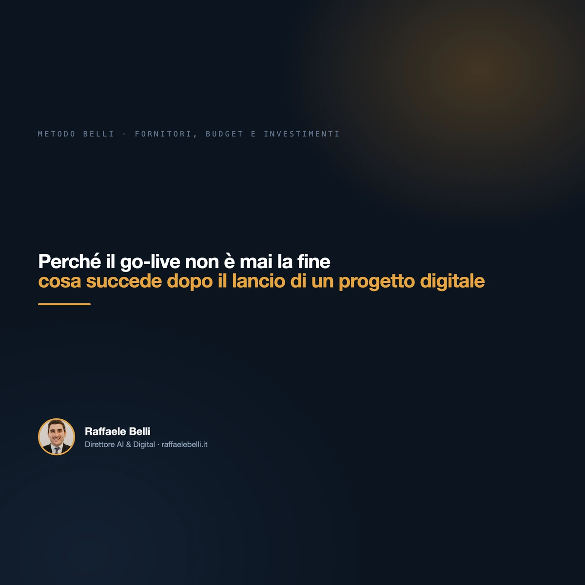 Perché il go-live non è mai la fine: cosa succede dopo il lancio di un progetto digitale