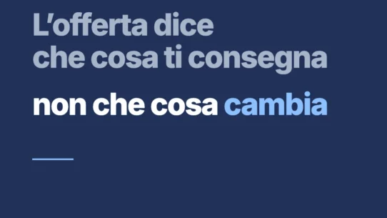 L'offerta di un fornitore di intelligenza artificiale dice che cosa ti consegna, non che cosa cambia in azienda