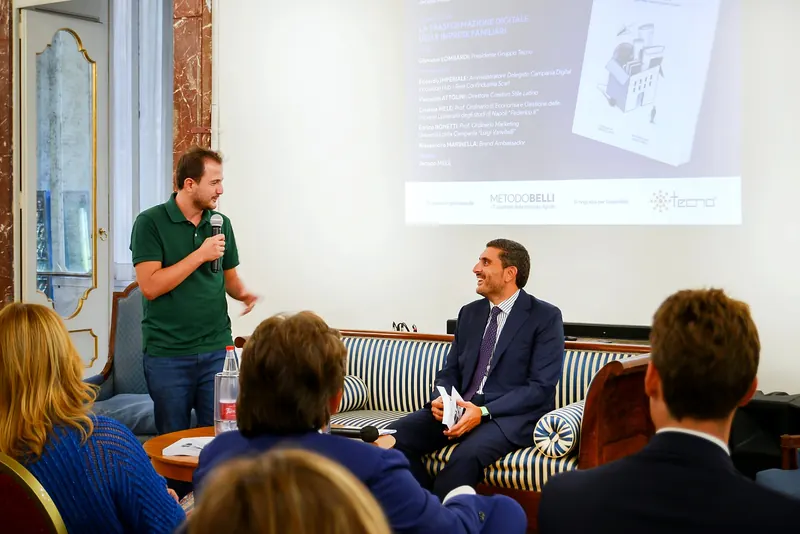 Raffaele Belli alla tavola rotonda sulla trasformazione digitale delle imprese familiari, organizzata da Metodo Belli